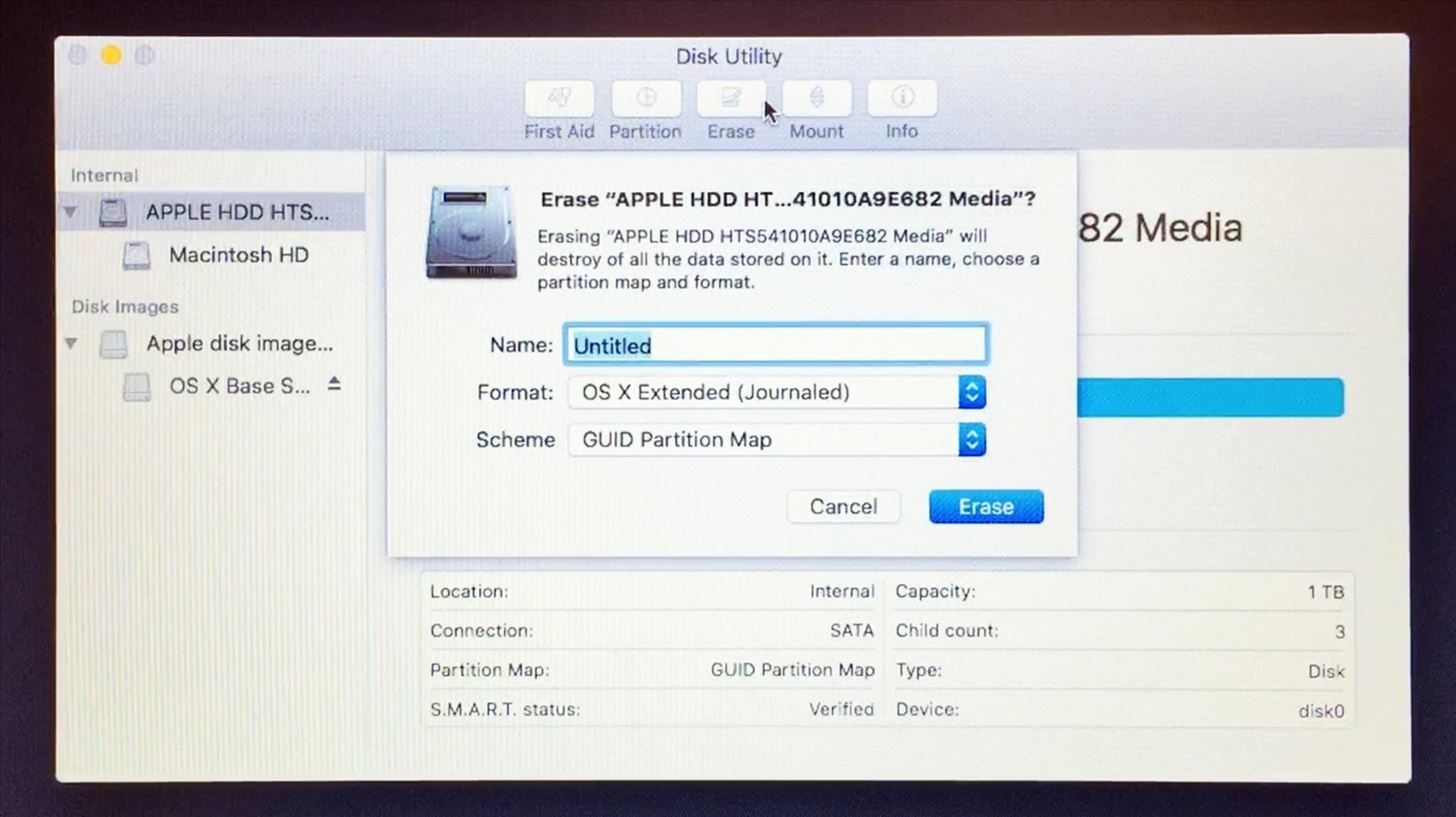 How Should Internal Hd For Mac Be Formatted With Sierra